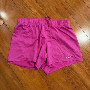 Nike Women's Fuchsia Athletic Shorts